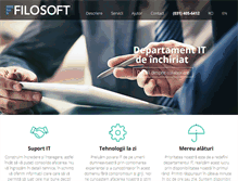 Tablet Screenshot of filosoft.ro